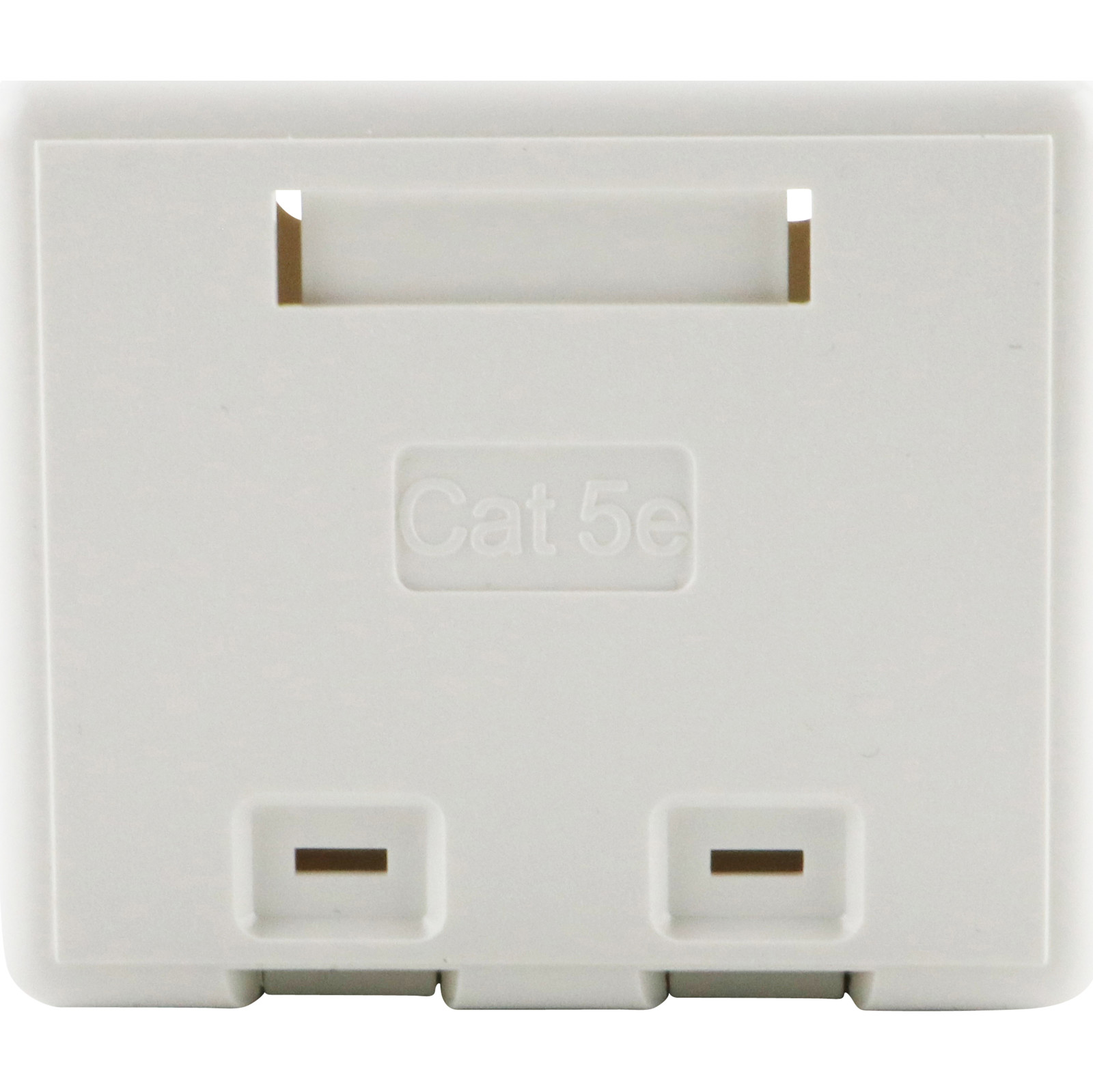 Boîtier de montage en surface Excel Plus de cat. 5e, 2 ports, blanc