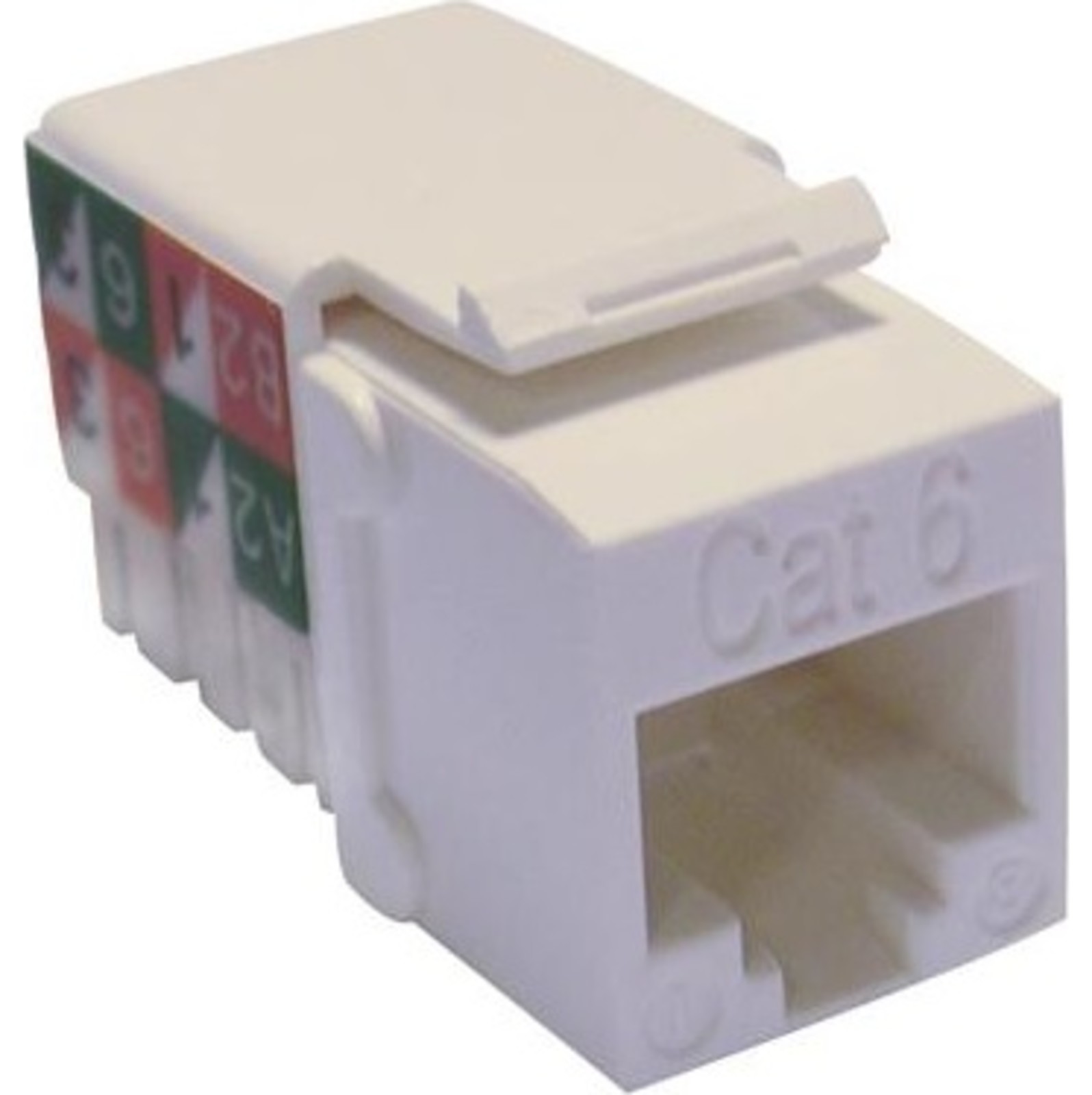 Noyau keystone RJ45 non blindé catégorie 5e Excel - blanc