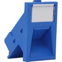 Excel Angled Shutter LJ6C for Keystone Jack Blue