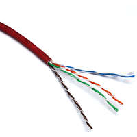 Excel Solid Cat5e Cable U/UTP LSOH Euroclass Dca 305 m Box Red
