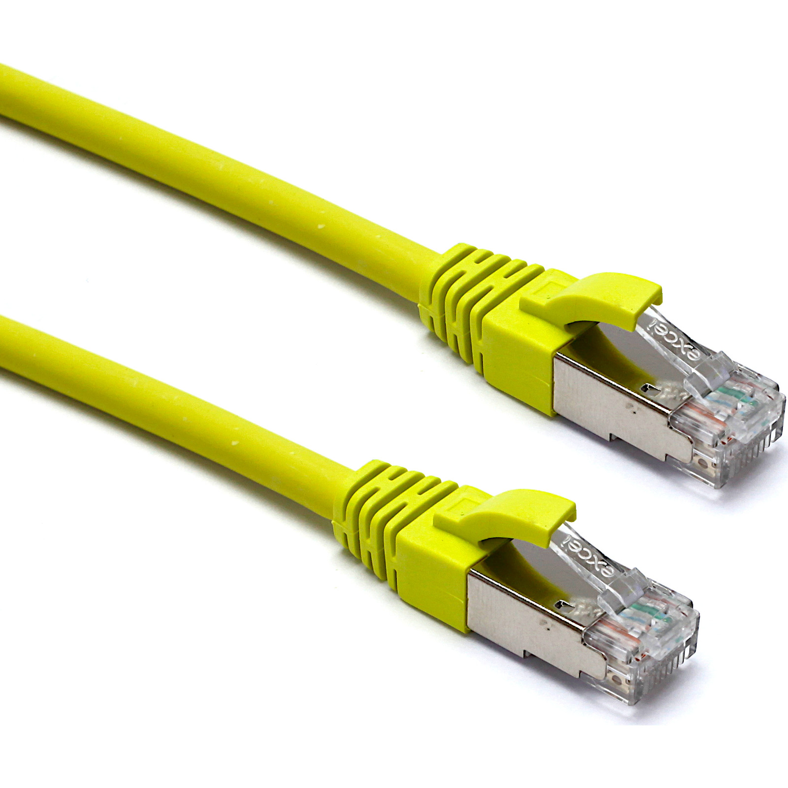 EXCEL CAT6A 1M FFTP LSOH PATCH LEAD YELLOW