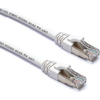 Excel Cat6A Patch Lead F/FTP Shielded LSOH Blade Booted 1 m White