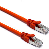 Excel Cat6A Patch Lead F/FTP Shielded LSOH Blade Booted 3 m Orange