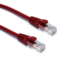 Excel Cat6 Patch Lead U/UTP Unshielded LSOH Blade Booted 1m Red