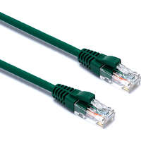 Excel Cat6 Patch Lead U/UTP Unshielded LSOH Blade Booted 1m Green