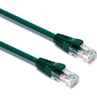 Excel Cat6 Patch Lead U/UTP Unshielded LSOH Blade Booted 5 m Green