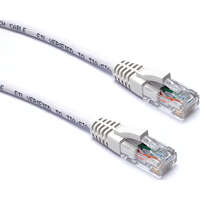 Excel Cat6 Patch Lead U/UTP Unshielded LSOH Blade Booted 0.5 m White