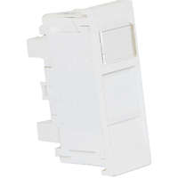 Excel Cat6 (UTP) Unscreened RJ45 Slimline Module White