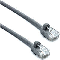 Excel Cat6 Mini Patch Lead 28AWG U/UTP Unshielded LSOH Blade Booted 0.5 m Grey