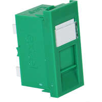 Excel Cat5e (UTP) Unscreened RJ45 Euro Module Green