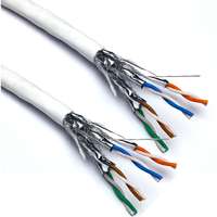 Excel Dual Cat6A Cable S/FTP LSOH CPR Euroclass Dca 500 m Reel White