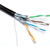 Excel Cat6a Cable U/FTP S-Foil PE External Grade Fca 500m Black