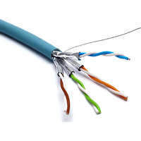 Excel Solid Cat6A Cable U/FTP LSOH CPR Euroclass Dca 305m Box Ice Blue