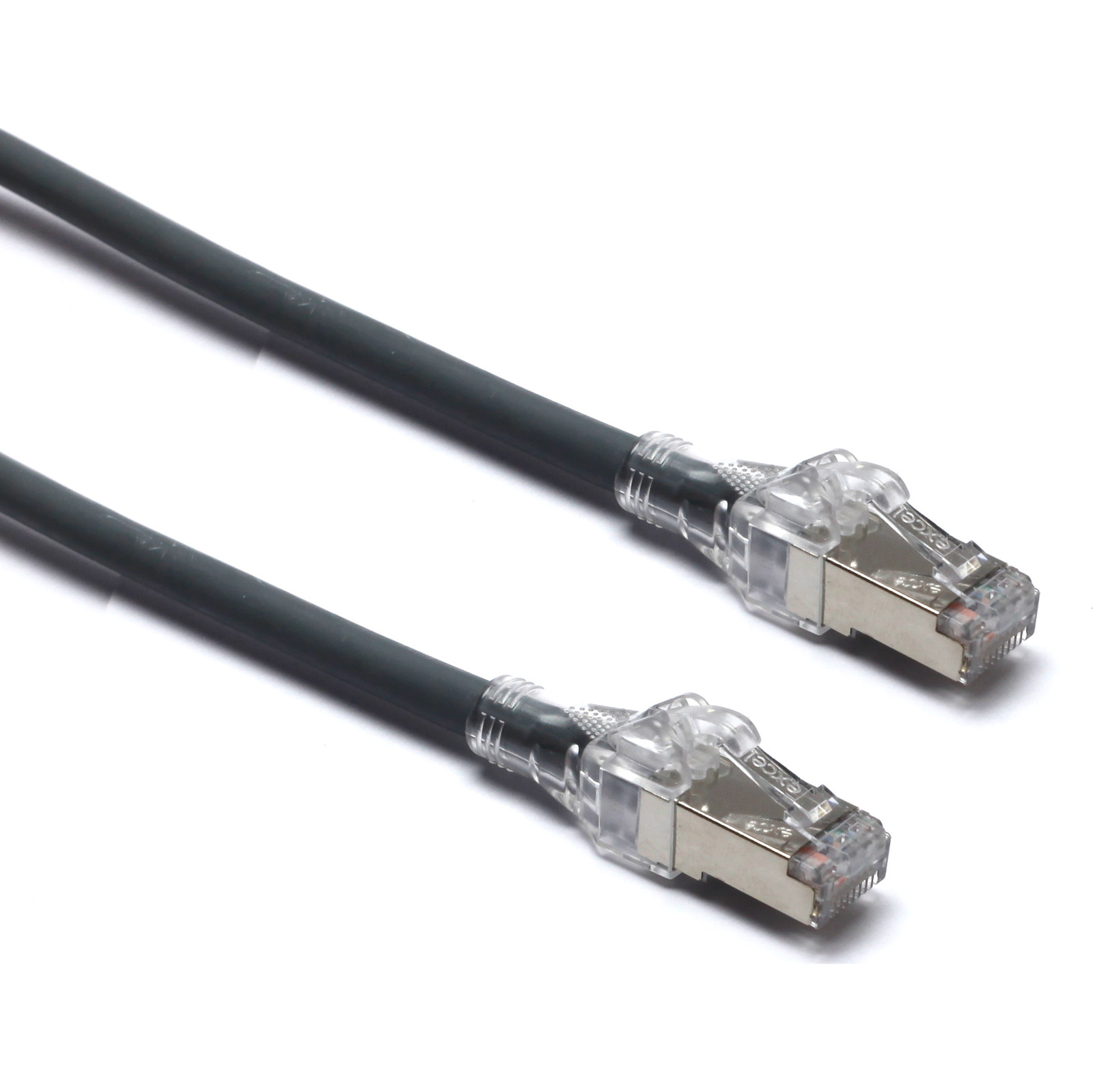 EXCEL CAT6A HD 0.5M SFTP LSOH PATCH LEAD GREY