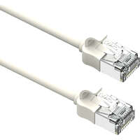 Excel Cat6A Mini Patch Lead 28AWG LSOH Blade Booted 3 m White