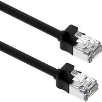 Excel Cat6A Mini Patch Lead 28AWG LSOH Blade Booted 3 m Black