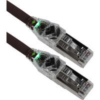 Excel Cat6A Traceable Patch Lead F/FTP Shielded LSOH Blade Booted 10m Black