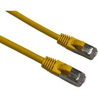 Excel Cat6A Patch Lead S/FTP Shielded LSOH Blade Booted 0.3 m Yellow