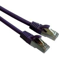 Excel Cat6A Patch Lead S/FTP Shielded LSOH Blade Booted 0.3 m Violet (10-Pack)