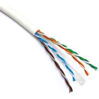 Excel Solid Cat6 Cable U/UTP 23AWG LSOH CPR Euroclass B2ca 100 m Box White
