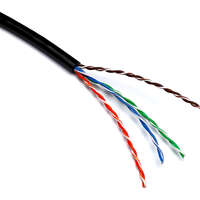 Excel Solid Cat6 Cable U/UTP 23AWG LSOH CPR B2ca 305 m Box Black