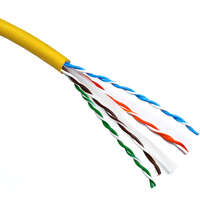 Excel Solid Cat6 Cable U/UTP 23AWG LSOH CPR B2ca 305 m Box Yellow