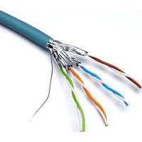 Excel Solid Cat6A Cable U/FTP LSOH CPR Euroclass B2ca 305m Box Ice Blue