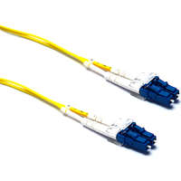 Excel Enbeam OS2 Fibre Optic Patch Lead LC-LC Singlemode 9/125 DX LS0H Yellow 15 m