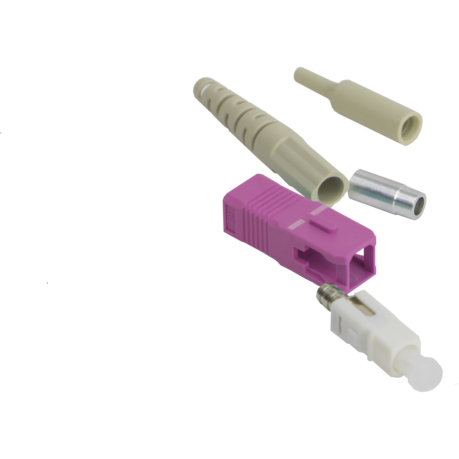 Connecteur pour fibres optiques Enbeam multimode SC- violet