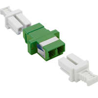 Excel Enbeam LC APC Duplex OS2 Singlemode Adaptor Green (6-Pack)