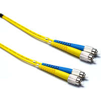 Excel Enbeam OS2 Fibre Optic Patch Lead FC-FC Singlemode 9/125 DX LS0H Yellow 3 m