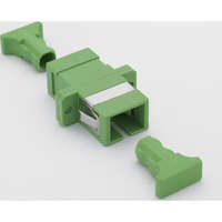 Excel Enbeam SC APC Simplex OS2 Singlemode Adaptor Green (6-Pack)