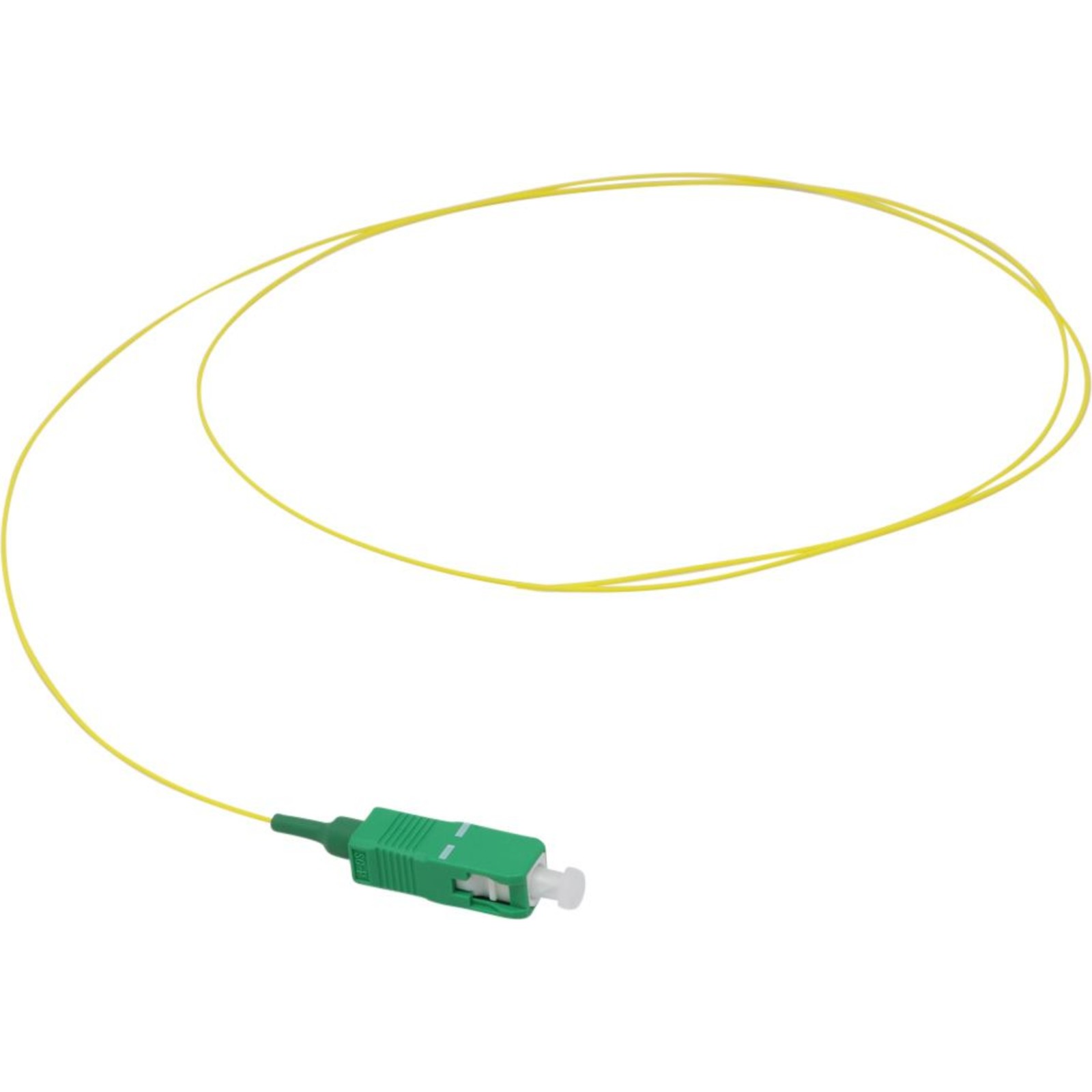 Pigtail fibre Enbeam OS2 9 125 SC APC jaune - 1 m