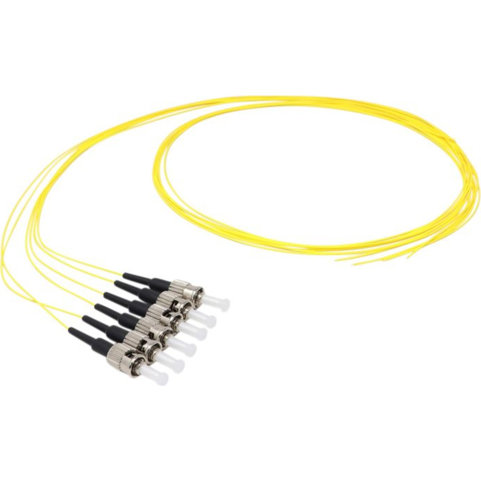 Pigtail fibre Enbeam OS2 9 125 ST UPC jaune paquet de 12- 1m