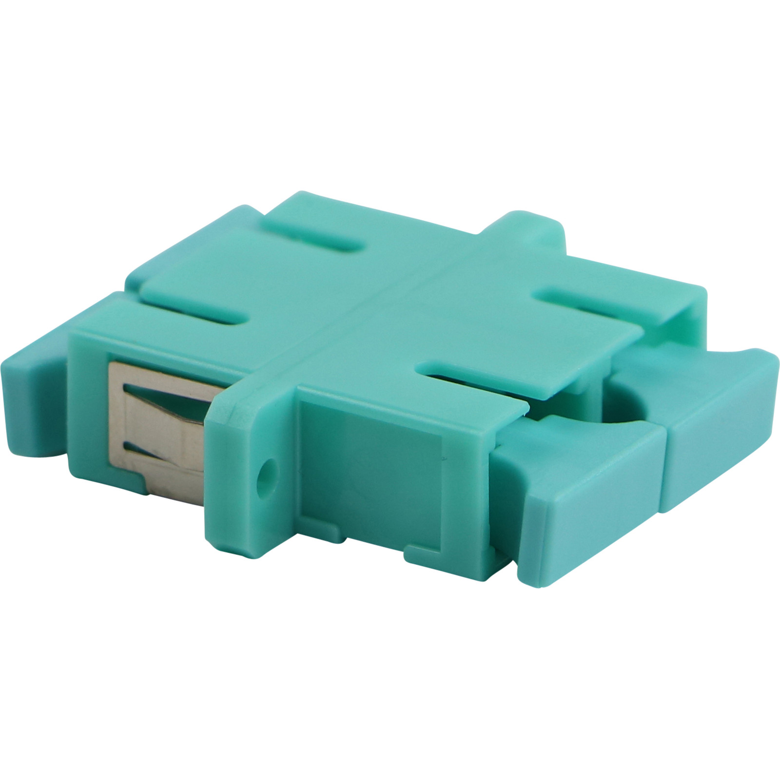 Adaptateur SC duplex, multimode Enbeam - turquoise (lot de 5)