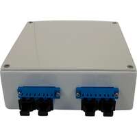 Excel Enbeam LC Patch Box 2 Port Quad (8-Core) Singlemode 110 mm x 110 mm x 40 mm