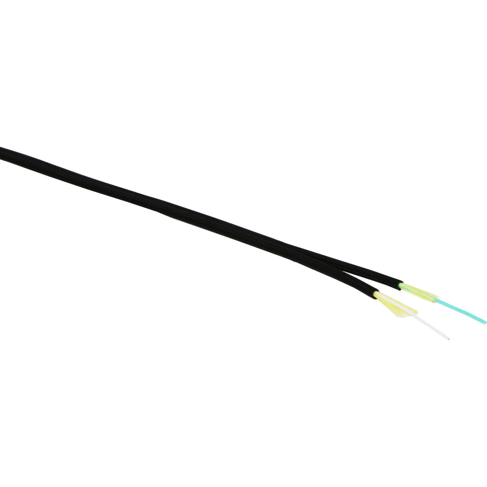 Câble fibre optique Enbeam OM3 multimodo 50 125 2 brins Zipcord LS0H -