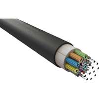 Excel Enbeam OM3 Multimode Fibre Optic Cable Tight Buffered 24 Core 50/125 Cca Black