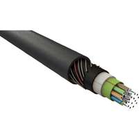 Enbeam OM3 MultiMode SWA Direct Burial Fibre Optic Cable Loose Tube 24 Core 50/125 Eca Black