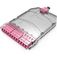 Excel Enbeam High Density Base 12-12 Fibre LC OM4 MTP Female Cassette