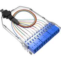 Excel Enbeam High Density Base 12-12 Fibre LC OS2 MTP Female Cassette