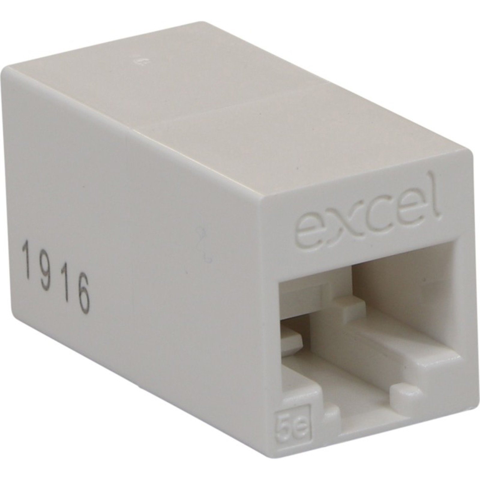 Connecteur en ligne Excel RJ45-RJ45 - blanc