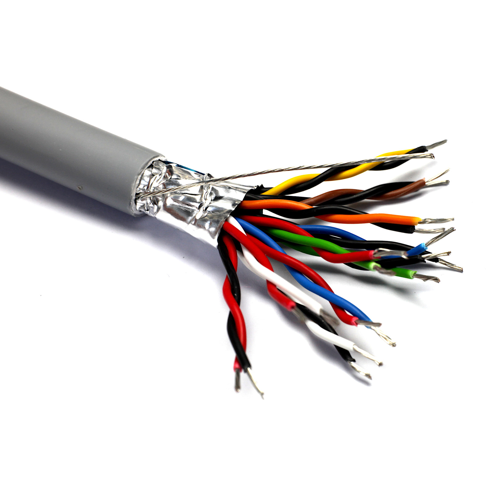 Grey 10 Pair Cable, 500 Metre Reel