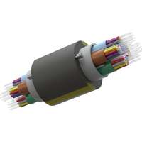 Excel Enbeam OS2 Ultra-Light Weight Rodent Resistant G.657.A1 Aerial Fibre Cable Loose Tube 48 Core 9/125 Fca Black