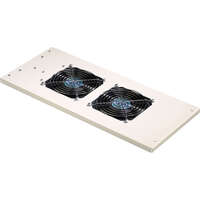 Excel Environ Roof Mount Fan Tray 2 Way Schuko Power Lead Black