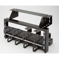 Excel 4U Patch Rack Black