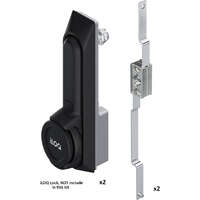 DCR Rack 1/2 Eurocylinder Dirak Lock Kit 2 iLOQ Handles Empty