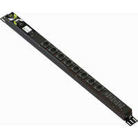 Excel 1P Vertical Int PDU (INT1) 8x Schuko 4x C19 Socket 16 A EN60309 3 m Bottom-fed