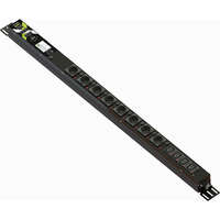 Excel 1P Vertical Int PDU (INT1) 8x Schuko 4x C19 Socket 16 A EN60309 3 m Top-fed