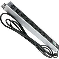 Excel 10 Way Horizontal PDU 10x C13 Socket Passive 10A C20 Plug Switched